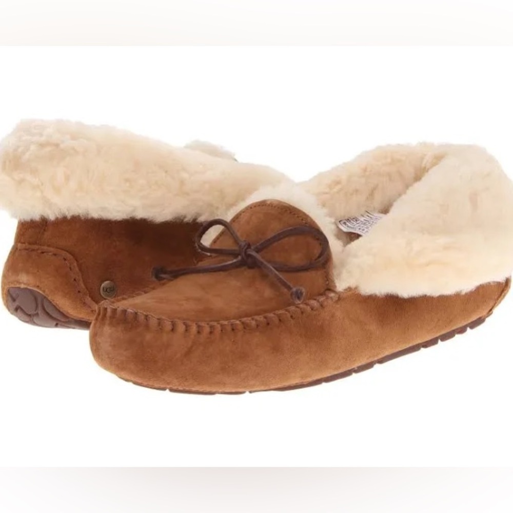 UGG Women’s Alena Indoor/Outdoor Slippers Chestnut Suede
